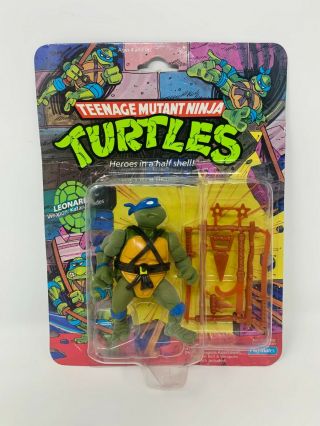 Teenage Mutant Ninja Turtles 1988 Leonardo 10 Back Tmnt Playmates 1st Edition