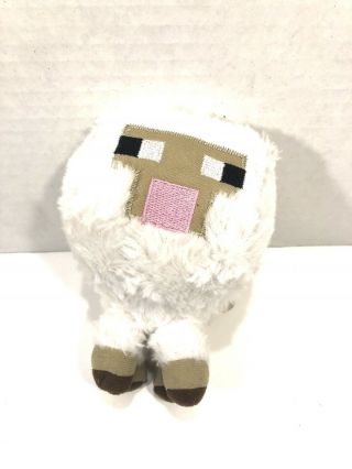 Minecraft White Sheep Plush Toy 6 " Mojang Stuffed Lamb Animal Jazwares 2014