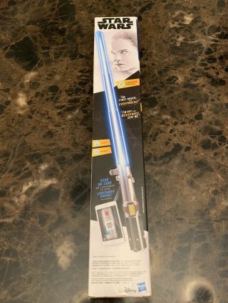 Star Wars Rey Electronic Blue Lightsaber Toy for Ages 6 & Up with Lights,  Sou. 3
