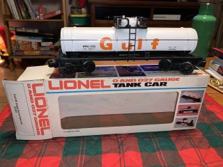Lionel Electric Trains 6 - 6301 Gulf Oil Single Dome Tank Car,  C - 8. 3