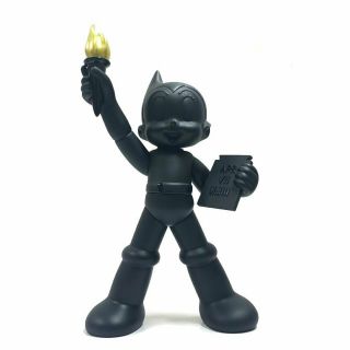 Nib Toyqube Astro Boy Statue Of Liberty Tezuka Black Limited Edition