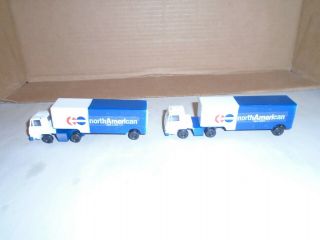 Bachmann 2 North American Van Lines Tractors And Trailers Ho