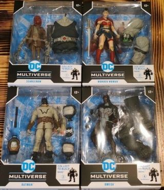 Dc Multiverse Mcfarlane Last Knight On Earth Build A Bane Complete Set In Hand✋