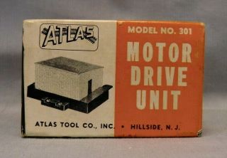 Atlas Ho Turntable Motor Drive Unit Model 301 With Shanty