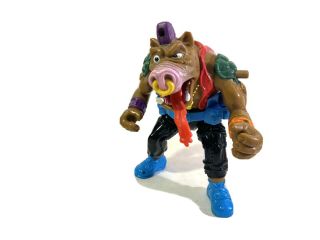 Tmnt Ninja Turtles Wacky Action Head Spinnin’ Bebop Playmates 1991 Broken Jaw