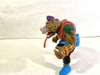 TMNT Ninja Turtles Wacky Action Head Spinnin’ Bebop Playmates 1991 Broken Jaw 3