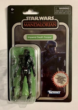 Hasbro Star Wars Tvc 3.  75” Mandalorian Carbonized Imperial Death Trooper