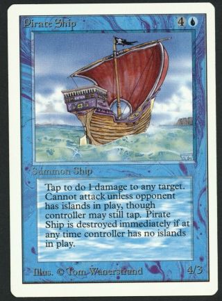 1x Unlimited Pirate Ship Mtg Unlimited - Kid Icarus -