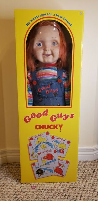 Good Guys Life Size Childs Play Chucky Doll Spirit Halloween 30” Horror