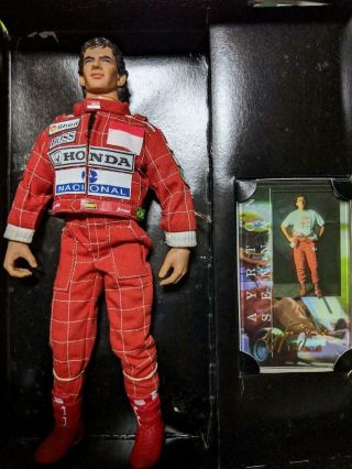Takara Ayrton Senna Figure The Prince Of Track 1999 Limited Edition Rare