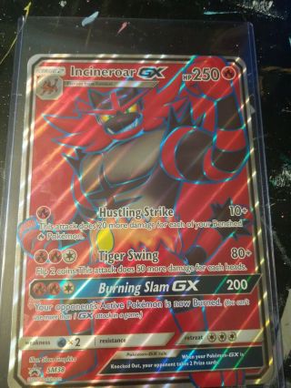 Pokemon Jumbo/oversized Card Gx Incineroar Sm38