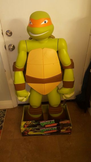 Michealangelo Teenage Mutant Ninja Turtle Life Size Toy Statue 4 Foot