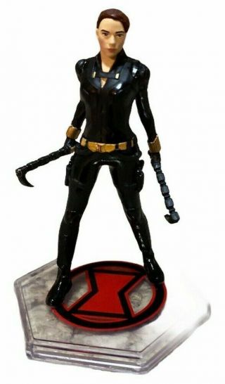 Disney Store Authentic Black Widow Figurine Cake Topper Avengers Marvel
