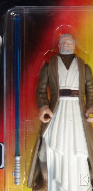 Ben Kenobi Long Saber Monmc Figure Star Wars Potf2 Red Nr Card