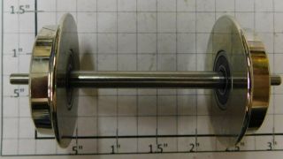 Sv Bbs - 1 G Scale Silver Metal Ball Bearing Wheel Set (bag Of 2)