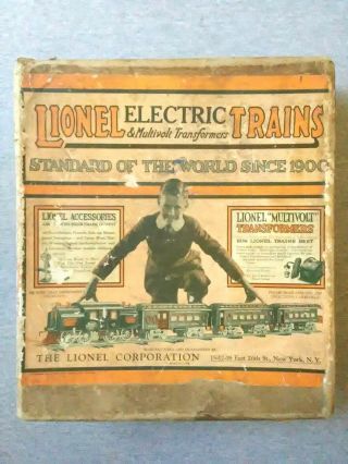 Lionel Electric Trains Vintage Empty Box For Outfit No.  249 Ts