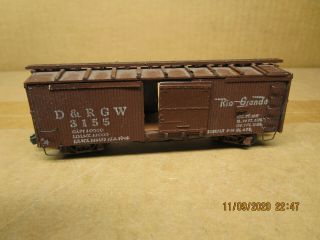 Labelle? Hon3 Narrow Gauge D&rgw Wood Box Car From Kit