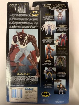 Kenner Legends Of The Dark Knight Premium Collectors Series Man - Bat 1997 2