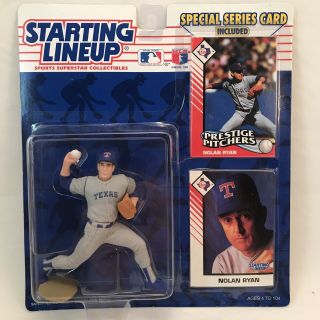 1993 Starting Lineup Nolan Ryan Texas Rangers Figure,  Special Series Cards