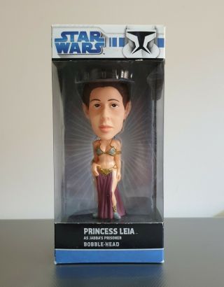 Star Wars Funko Wacky Wobbler Princess Leia As Jabba 