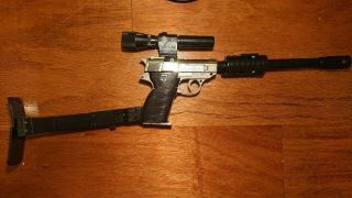 Vintage Transformers G1 Megatron Walther P 38 Decepticon Figure Gun 1983 Takara