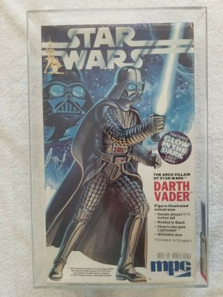 Vintage Kenner 1979 Mpc Star Wars Darth Vader Model Kit Afa 80 Nm Wow