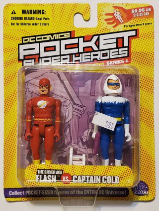 Flash & Captain Cold Mini - Figures - Pocket - Heroes Series 1 Dc Direct