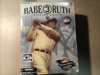 Babe Ruth York Yankees Collector Box Mcfarlane Figure