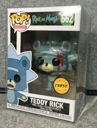 Funko Pop Rick And Morty Teddy Rick 662 Chase Limited Edition