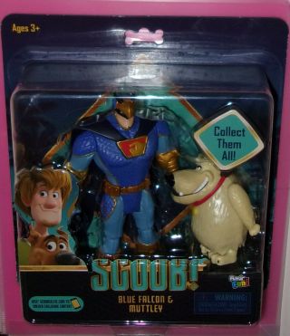 2020 Scoob Blue Falcon & Muttley Action Figures Scooby - Doo Basic Fun