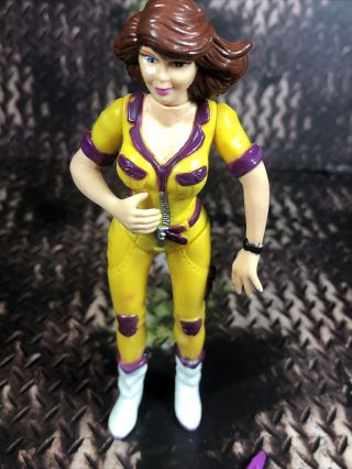 1992 TMNT April O’Neil Action Figure With Accessories 4A 3