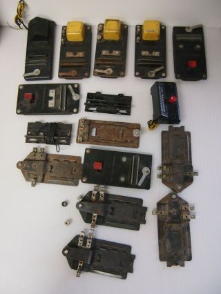 16 Vintage Model Train Track Switches Marx,  American Flier Lionel