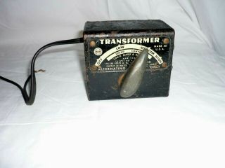 Vintage Toy Train Transformer Marx 1249 110 - 120 Volts,  Ac 45 Watts 60 Cycles