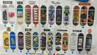 Spin Master Tech Deck Santa Cruz Skateboard Fingerboard Series Rare 3
