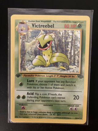 Victreebel 1st Edition Jungle 30/64 - Near Pokemon Card