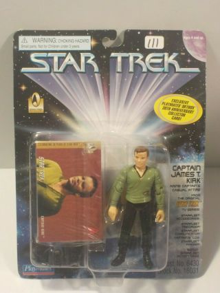 N Playmates Toys Star Trek Captain James T.  Kirk Action Figure Casual Attire