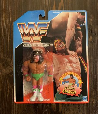 Vintage Wwf Wwe 1990 Ultimate Warrior Hasbro Series 1 Great Cond Very Rare