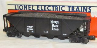 Lionel 6 - 19318 Nickel Plate Road Four - Bay Hopper W/simulated Coal Load O Gauge