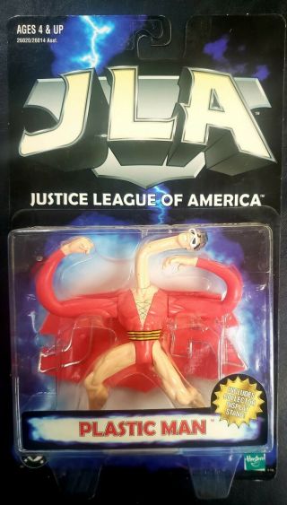 Vintage 1999 Hasbro Dc Justice League Of America Plastic Man Action Figure