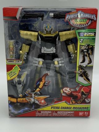 Power Rangers Dino Charge - Ptera Charge Megazord - Mmpr - Zord Builder
