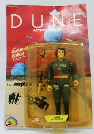 Dune - Paul Atreides - 1984 - Ljn - Action Figure With Battle - Matic Action