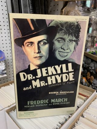 Sideshow Toys Dr Jekyll & Mr Hyde Fredric March 12” Action Figure Mib