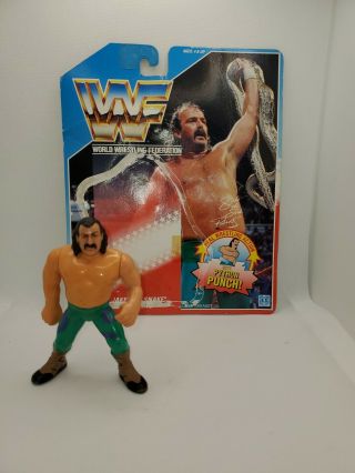 Wwf Jake The Snake Roberts Hasbro 4.  5” Wrestling Wwe Figure