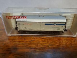 Fleischmann N Scale Train Made In Germany - Kohlwagen Refrigerated Beer Car