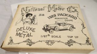 G Ho Scale Boxed National Motor Co 1929 Packard 703