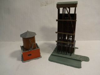 Vintage Tyco Kit 7738 & 7786 Water Tower / Coal Station Ho Gauge Partially Built