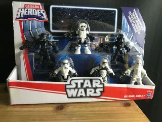 Nib Star Wars Galactic Heroes Imperial Forces 6 Figure Pack Shadowtrooper,