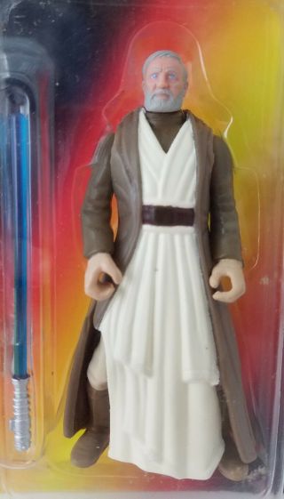 Star Wars 1995 Kenner Power of the Force Obi - Wan Kenobi Action Figure (X) 2