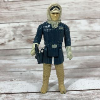 Vintage Star Wars Empire Strikes Back Han Solo Hoth 1980 Kenner Complete