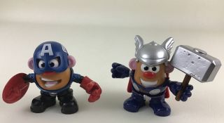 Marvel Mr Potato Head Mini Mixable Mashable Heroes Thor Captain America Toys